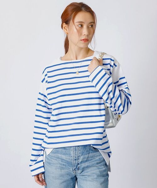 Rouge vif la cle / ルージュ・ヴィフ ラクレ Tシャツ | 【MONT KEMMEL/モン ケメル】バスクシャツ / ボーダーロングスリーブ | 詳細8