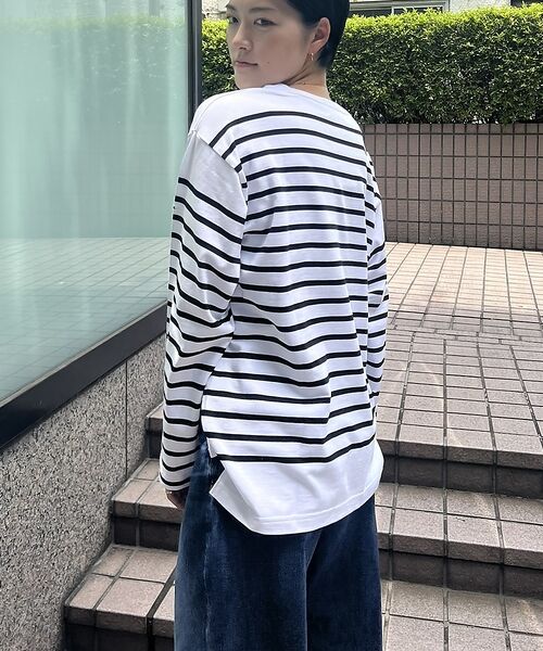 Rouge vif la cle / ルージュ・ヴィフ ラクレ Tシャツ | 【MONT KEMMEL/モン ケメル】バスクシャツ / ボーダーロングスリーブ | 詳細23