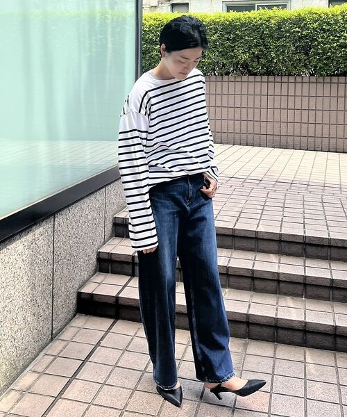 Rouge vif la cle / ルージュ・ヴィフ ラクレ Tシャツ | 【MONT KEMMEL/モン ケメル】バスクシャツ / ボーダーロングスリーブ | 詳細26