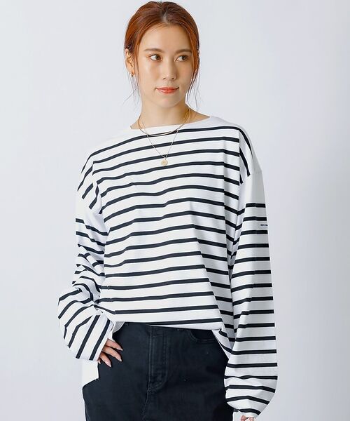 Rouge vif la cle / ルージュ・ヴィフ ラクレ Tシャツ | 【MONT KEMMEL/モン ケメル】バスクシャツ / ボーダーロングスリーブ | 詳細12