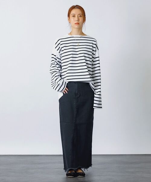 Rouge vif la cle / ルージュ・ヴィフ ラクレ Tシャツ | 【MONT KEMMEL/モン ケメル】バスクシャツ / ボーダーロングスリーブ | 詳細14