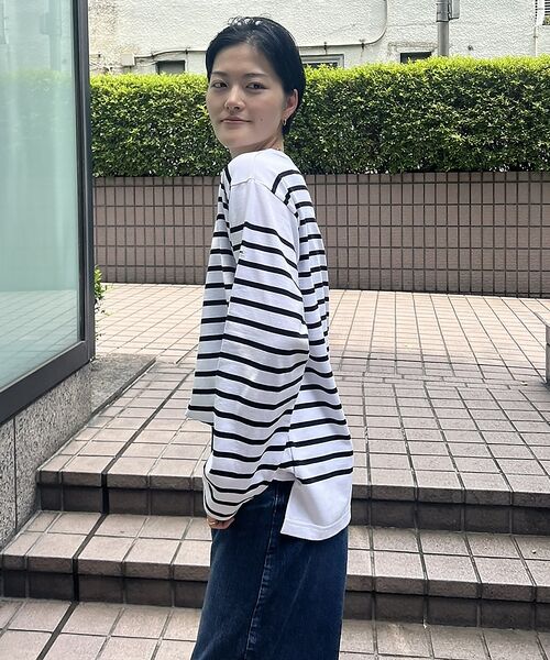 Rouge vif la cle / ルージュ・ヴィフ ラクレ Tシャツ | 【MONT KEMMEL/モン ケメル】バスクシャツ / ボーダーロングスリーブ | 詳細16