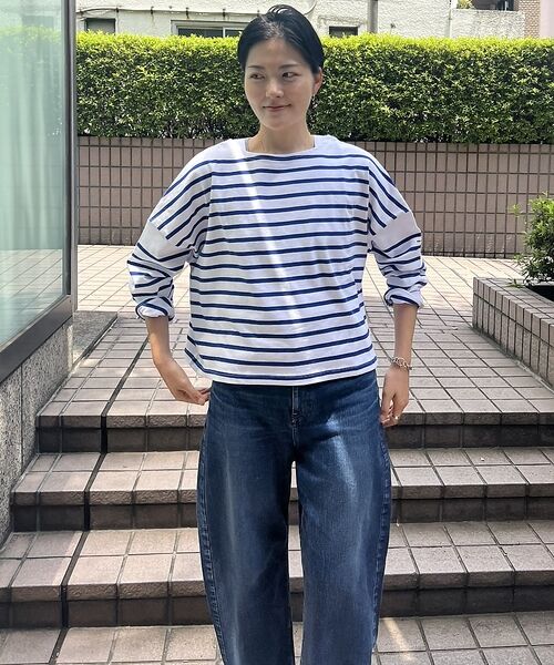 Rouge vif la cle / ルージュ・ヴィフ ラクレ Tシャツ | 【MONT KEMMEL/モン ケメル】ワイドバスクシャツ / ボーダーロングス | 詳細1