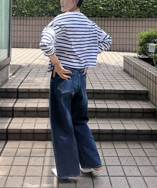 Rouge vif la cle / ルージュ・ヴィフ ラクレ Tシャツ | 【MONT KEMMEL/モン ケメル】ワイドバスクシャツ / ボーダーロングス | 詳細4