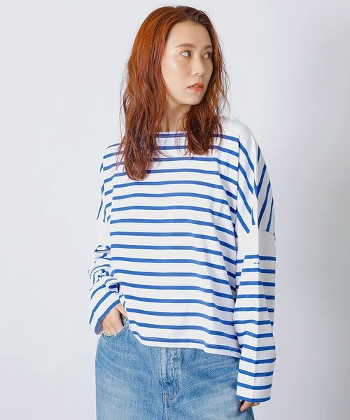 Rouge vif la cle / ルージュ・ヴィフ ラクレ Tシャツ | 【MONT KEMMEL/モン ケメル】ワイドバスクシャツ / ボーダーロングス | 詳細7