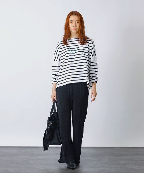 Rouge vif la cle / ルージュ・ヴィフ ラクレ Tシャツ | 【MONT KEMMEL/モン ケメル】ワイドバスクシャツ / ボーダーロングス | 詳細25