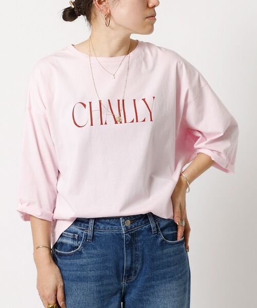 Rouge vif la cle / ルージュ・ヴィフ ラクレ Tシャツ | 【MICA&DEAL /マイカアンドディール】"CHAILLY"print pu（ピンク）