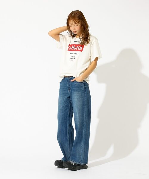 Rouge vif la cle / ルージュ・ヴィフ ラクレ Tシャツ | 【La Hutte / ラ ユット】ロゴTシャツ / プリントTシャツ / 半袖 | 詳細4