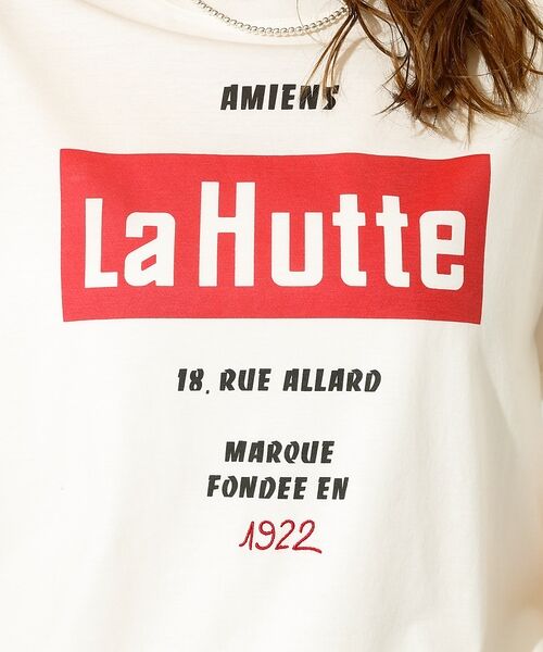 Rouge vif la cle / ルージュ・ヴィフ ラクレ Tシャツ | 【La Hutte / ラ ユット】ロゴTシャツ / プリントTシャツ / 半袖 | 詳細5