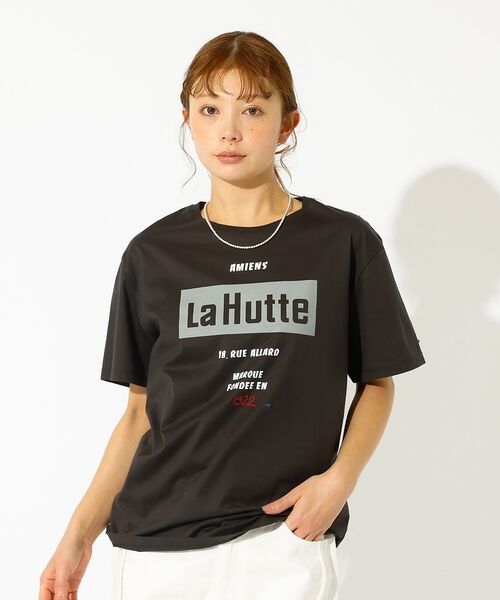 Rouge vif la cle / ルージュ・ヴィフ ラクレ Tシャツ | 【La Hutte / ラ ユット】ロゴTシャツ / プリントTシャツ / 半袖 | 詳細8