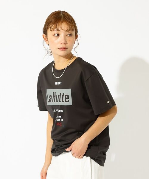 Rouge vif la cle / ルージュ・ヴィフ ラクレ Tシャツ | 【La Hutte / ラ ユット】ロゴTシャツ / プリントTシャツ / 半袖 | 詳細10