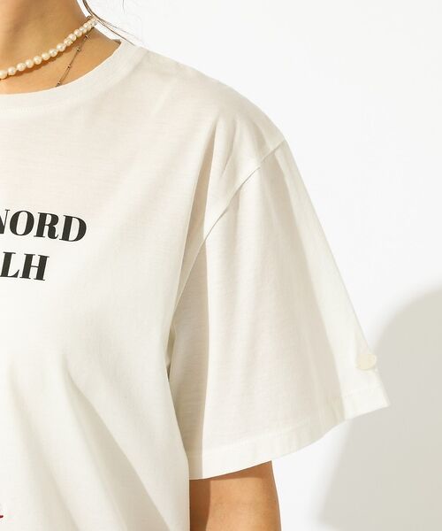 Rouge vif la cle / ルージュ・ヴィフ ラクレ Tシャツ | 【La Hutte / ラ ユット】ロゴTシャツ / プリントTシャツ / 半袖 | 詳細26