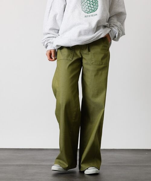 Rouge vif la cle / ルージュ・ヴィフ ラクレ デニムパンツ | 【SOMETHING/サムシング】サマーベイカーパンツ ワイド / SUMMER | 詳細1