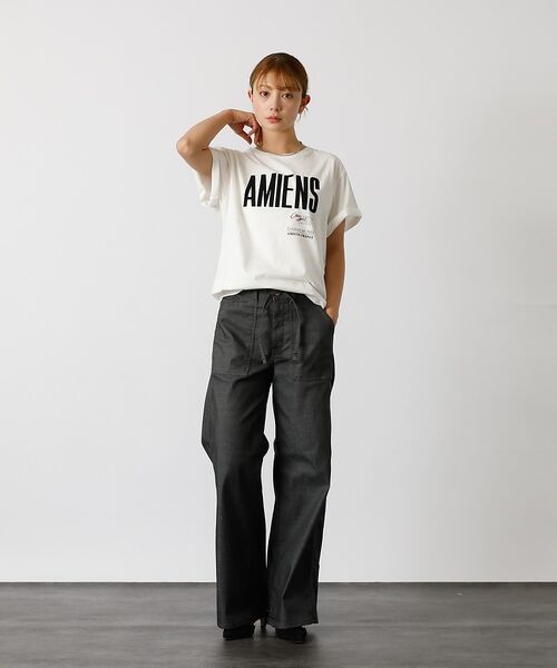 Rouge vif la cle / ルージュ・ヴィフ ラクレ デニムパンツ | 【SOMETHING/サムシング】サマーベイカーパンツ ワイド / SUMMER | 詳細10