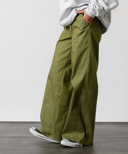 Rouge vif la cle / ルージュ・ヴィフ ラクレ デニムパンツ | 【SOMETHING/サムシング】サマーベイカーパンツ ワイド / SUMMER | 詳細2