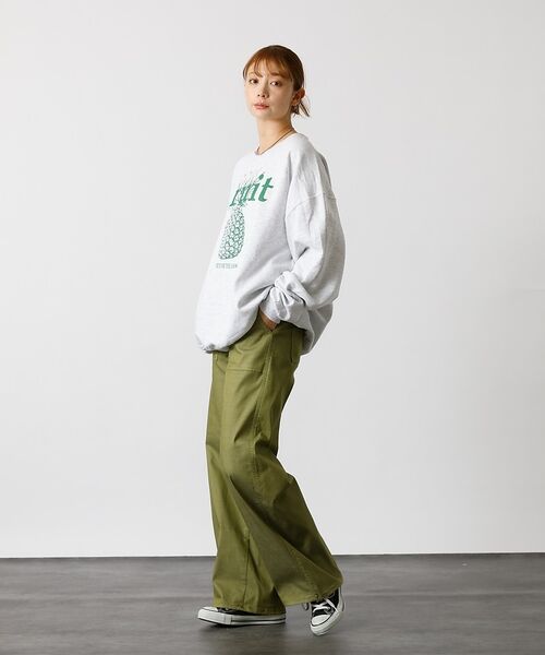 Rouge vif la cle / ルージュ・ヴィフ ラクレ デニムパンツ | 【SOMETHING/サムシング】サマーベイカーパンツ ワイド / SUMMER | 詳細4