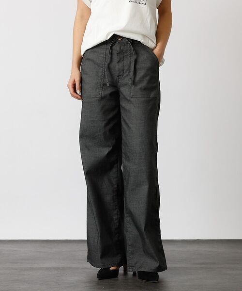 Rouge vif la cle / ルージュ・ヴィフ ラクレ デニムパンツ | 【SOMETHING/サムシング】サマーベイカーパンツ ワイド / SUMMER | 詳細7