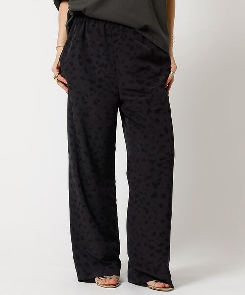 Rouge vif la cle / ルージュ・ヴィフ ラクレ パンツ | 【MICA&DEAL /マイカアンドディール】Print dechine pan（チャコールグレー）