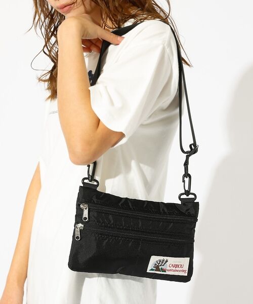 Rouge vif la cle / ルージュ・ヴィフ ラクレ ショルダーバッグ | 【CARIBOU MOUNTAINEERING】ORGANIZER POUCH（ブラック）