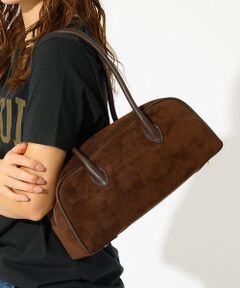 Rouge vif la cle / ルージュ・ヴィフ ラクレ ボストンバッグ | 【VELETTO/ヴェレット】スエードボストンバッグ/バッグ/ブラウン/合成皮革