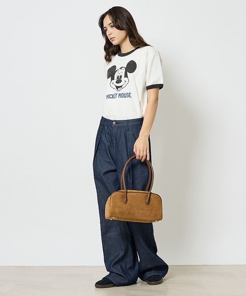 Rouge vif la cle / ルージュ・ヴィフ ラクレ ボストンバッグ | 【VELETTO/ヴェレット】スエードボストンバッグ/バッグ/ブラウン/合成皮革 | 詳細2