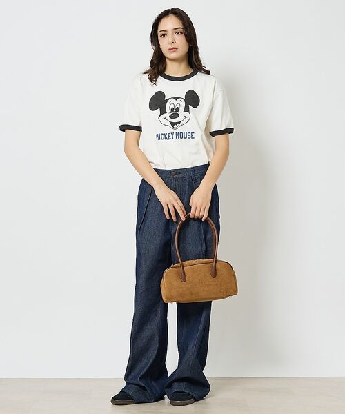 Rouge vif la cle / ルージュ・ヴィフ ラクレ ボストンバッグ | 【VELETTO/ヴェレット】スエードボストンバッグ/バッグ/ブラウン/合成皮革 | 詳細3