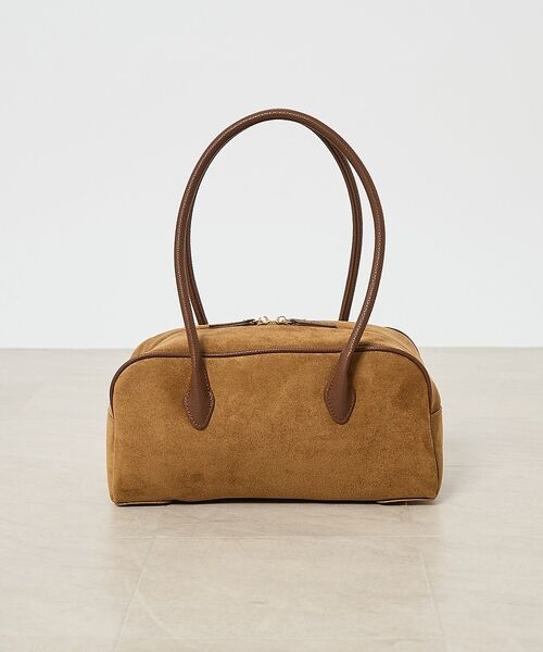 Rouge vif la cle / ルージュ・ヴィフ ラクレ ボストンバッグ | 【VELETTO/ヴェレット】スエードボストンバッグ/バッグ/ブラウン/合成皮革 | 詳細4