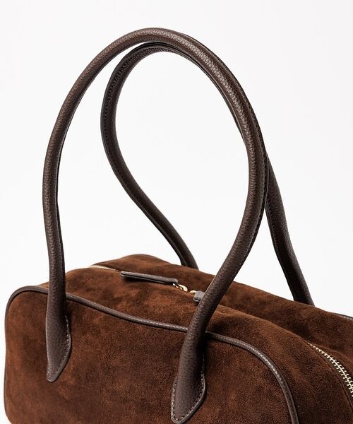 Rouge vif la cle / ルージュ・ヴィフ ラクレ ボストンバッグ | 【VELETTO/ヴェレット】スエードボストンバッグ/バッグ/ブラウン/合成皮革 | 詳細10
