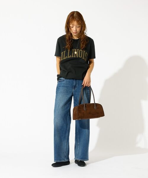 Rouge vif la cle / ルージュ・ヴィフ ラクレ ボストンバッグ | 【VELETTO/ヴェレット】スエードボストンバッグ/バッグ/ブラウン/合成皮革 | 詳細2