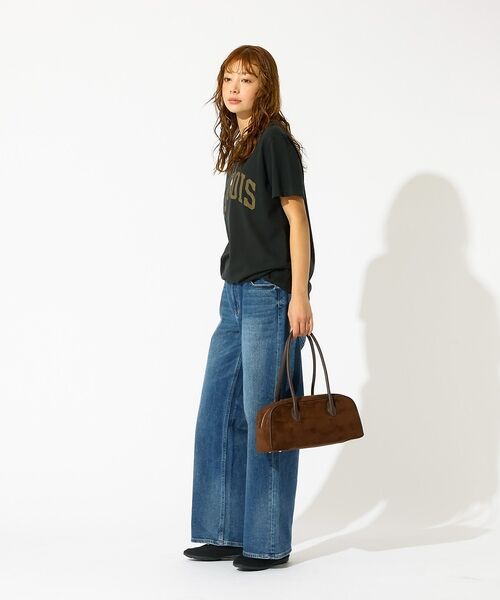 Rouge vif la cle / ルージュ・ヴィフ ラクレ ボストンバッグ | 【VELETTO/ヴェレット】スエードボストンバッグ/バッグ/ブラウン/合成皮革 | 詳細3