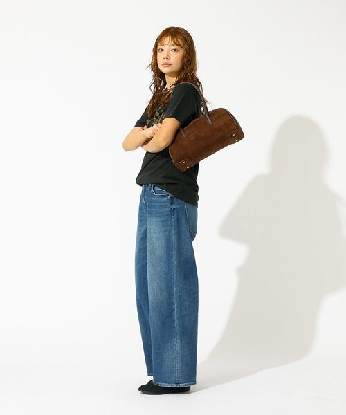 Rouge vif la cle / ルージュ・ヴィフ ラクレ ボストンバッグ | 【VELETTO/ヴェレット】スエードボストンバッグ/バッグ/ブラウン/合成皮革 | 詳細5