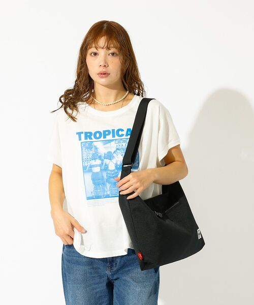 Rouge vif la cle / ルージュ・ヴィフ ラクレ ショルダーバッグ | 【CHUMS / チャムス】Recycle Plain Shoulder Bag | 詳細2
