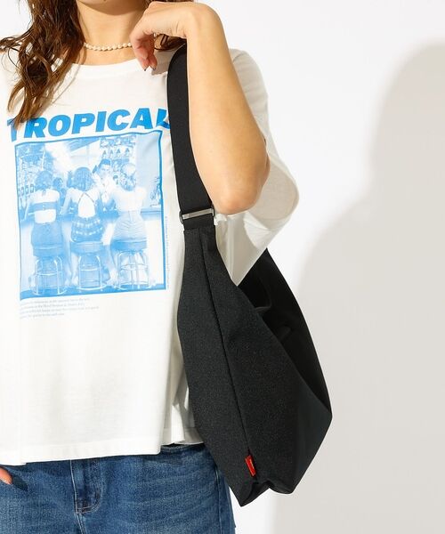 Rouge vif la cle / ルージュ・ヴィフ ラクレ ショルダーバッグ | 【CHUMS / チャムス】Recycle Plain Shoulder Bag | 詳細5