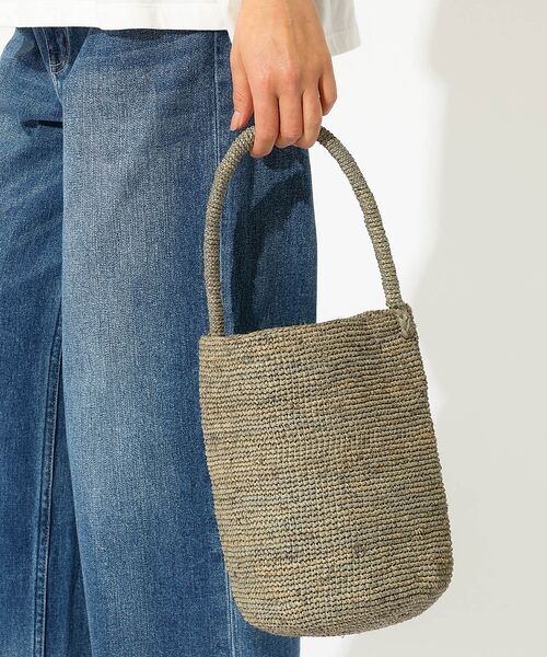 Rouge vif la cle / ルージュ・ヴィフ ラクレ かごバック | 【MADE IN MADA /メイドインマダ】ワンハンドル かごバッグ【予約】（グレー）