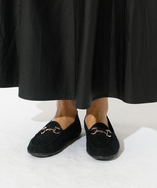 Rouge vif la cle / ルージュ・ヴィフ ラクレ パンプス | 【ALBEROLA / アルベローラ】ラフィア調 ビットローファー / フラット | 詳細1