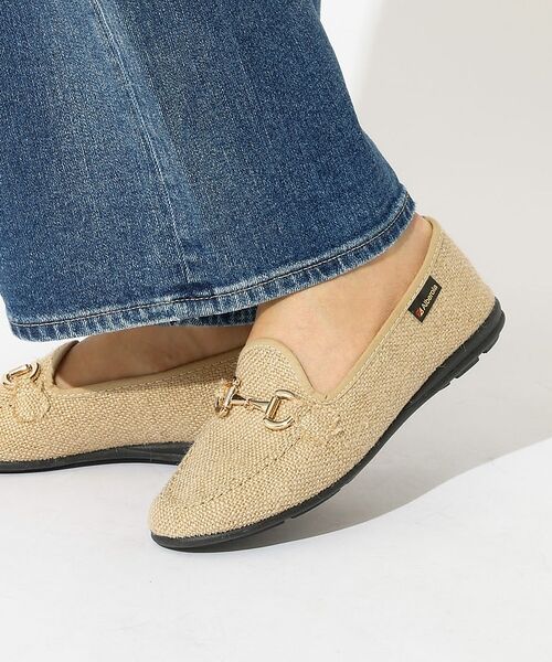 Rouge vif la cle / ルージュ・ヴィフ ラクレ パンプス | 【ALBEROLA / アルベローラ】ラフィア調 ビットローファー / フラット（ベージュ）