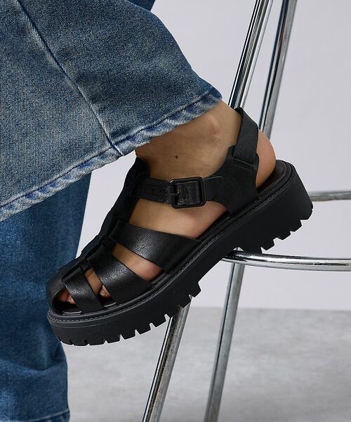 Rouge vif la cle / ルージュ・ヴィフ ラクレ サンダル | 【Timberland / ティンバーランド】STONE STREET FISH（ブラック）