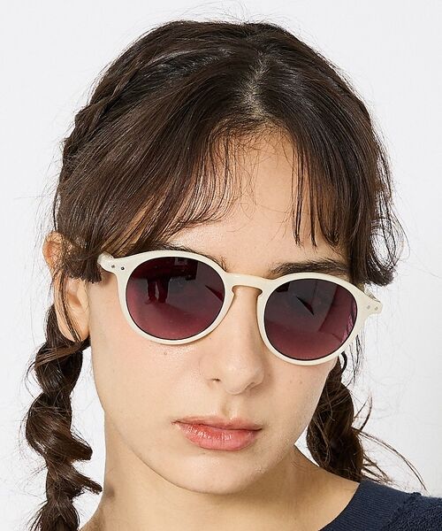 Rouge vif la cle / ルージュ・ヴィフ ラクレ サングラス・メガネ | 【IZIPIZI】サングラス / ボストン / UVカット / #D【予約】 | 詳細19