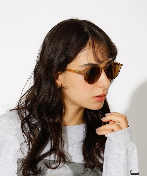 Rouge vif la cle / ルージュ・ヴィフ ラクレ サングラス・メガネ | 【IZIPIZI】サングラス / ボストン / UVカット / #D【予約】 | 詳細25