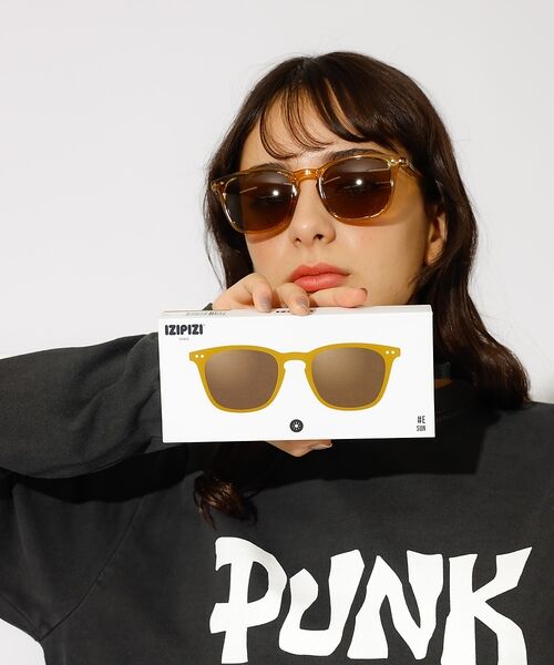 Rouge vif la cle / ルージュ・ヴィフ ラクレ サングラス・メガネ | 【IZIPIZI】サングラス / ボストン / UVカット / #D【予約】 | 詳細24