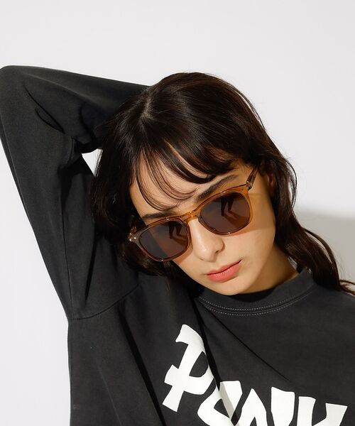 Rouge vif la cle / ルージュ・ヴィフ ラクレ サングラス・メガネ | 【IZIPIZI】サングラス / ボストン / UVカット / #D【予約】 | 詳細25