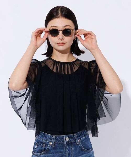 Rouge vif la cle / ルージュ・ヴィフ ラクレ サングラス・メガネ | 【IZIPIZI】サングラス / UVカット / ボストン / 小さめ / #H | 詳細5