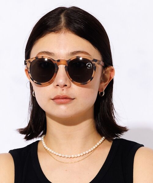 Rouge vif la cle / ルージュ・ヴィフ ラクレ サングラス・メガネ | 【IZIPIZI】サングラス / UVカット / 大きめ / ビッグフレーム /（ベージュ系その他1）