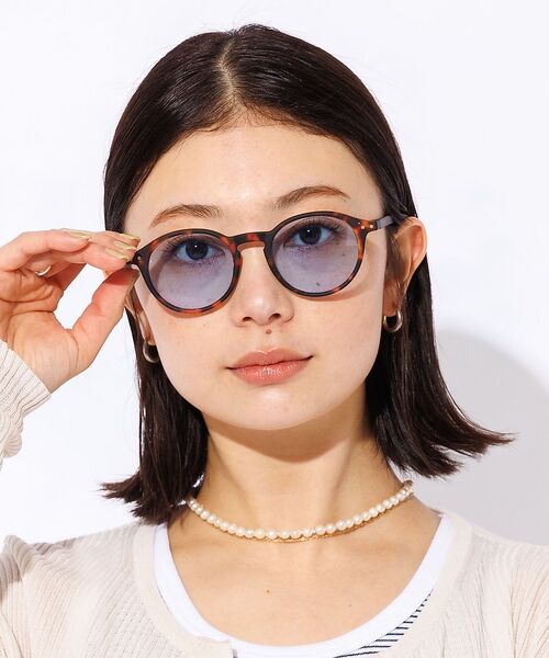 Rouge vif la cle / ルージュ・ヴィフ ラクレ サングラス・メガネ | 【IZIPIZI】サングラス / LIGHTCOLOR / ボストン / 日本限（ブラウン）