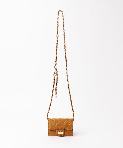 Rouge vif la cle / ルージュ・ヴィフ ラクレ カードケース・名刺入れ・定期入れ | 【VELETTO/ヴェレット】スエードキルティングカードケース/チェーンストラッ | 詳細3