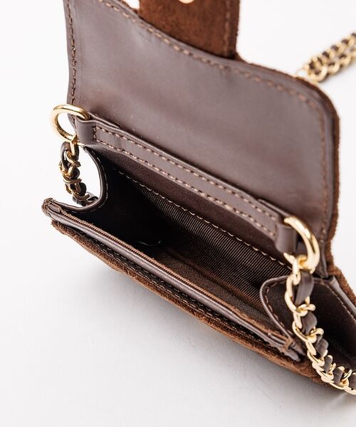 Rouge vif la cle / ルージュ・ヴィフ ラクレ カードケース・名刺入れ・定期入れ | 【VELETTO/ヴェレット】スエードキルティングカードケース/チェーンストラッ | 詳細21