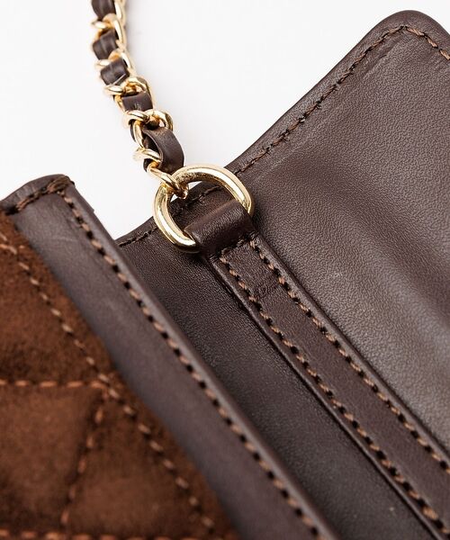 Rouge vif la cle / ルージュ・ヴィフ ラクレ カードケース・名刺入れ・定期入れ | 【VELETTO/ヴェレット】スエードキルティングカードケース/チェーンストラッ | 詳細22