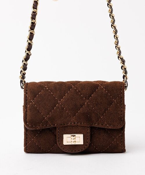 Rouge vif la cle / ルージュ・ヴィフ ラクレ カードケース・名刺入れ・定期入れ | 【VELETTO/ヴェレット】スエードキルティングカードケース/チェーンストラッ | 詳細11