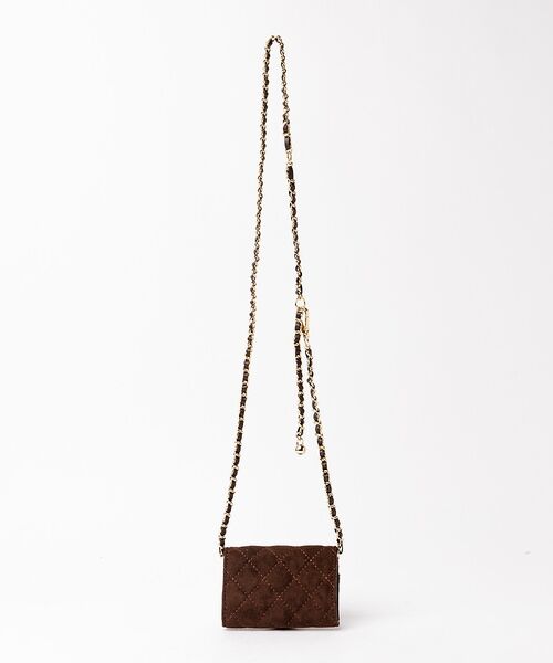 Rouge vif la cle / ルージュ・ヴィフ ラクレ カードケース・名刺入れ・定期入れ | 【VELETTO/ヴェレット】スエードキルティングカードケース/チェーンストラッ | 詳細13