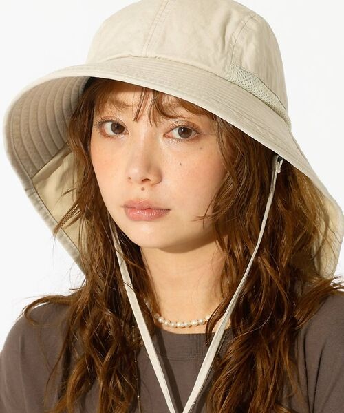 Rouge vif la cle / ルージュ・ヴィフ ラクレ ハット | 【RUBEN/ルーベン】サンシェード サファリハット/SHADE SAFARI（アイボリー）